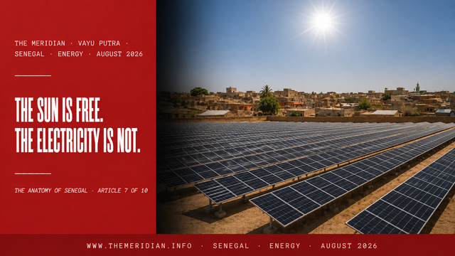 Senegal Energy Solar Rural Electrification The Meridian August 2026