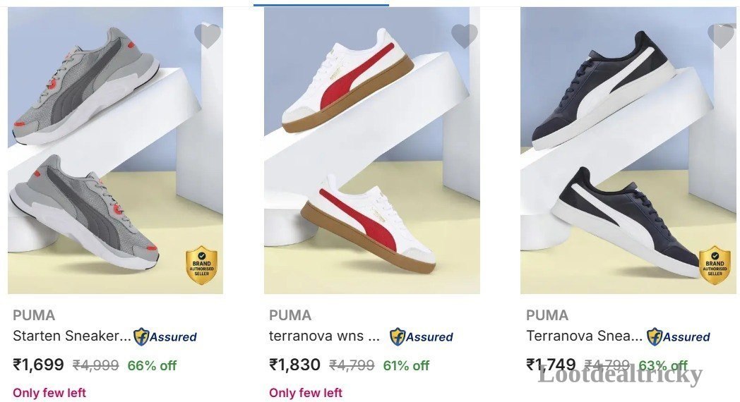 Flipkart Puma Sneakers Offer Image