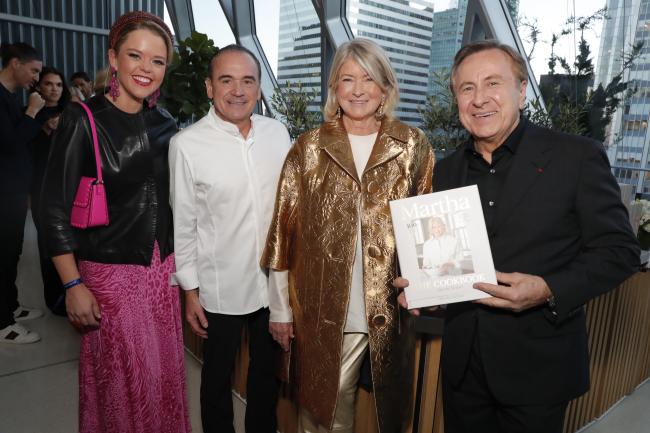 La fiesta del libro se celebró en el elegante restaurante Four Twenty Five de Nueva York y fue organizada por el chef Jean-Georges Vongerichten y Lee Schrager.Imágenes de Getty para NYCWFF