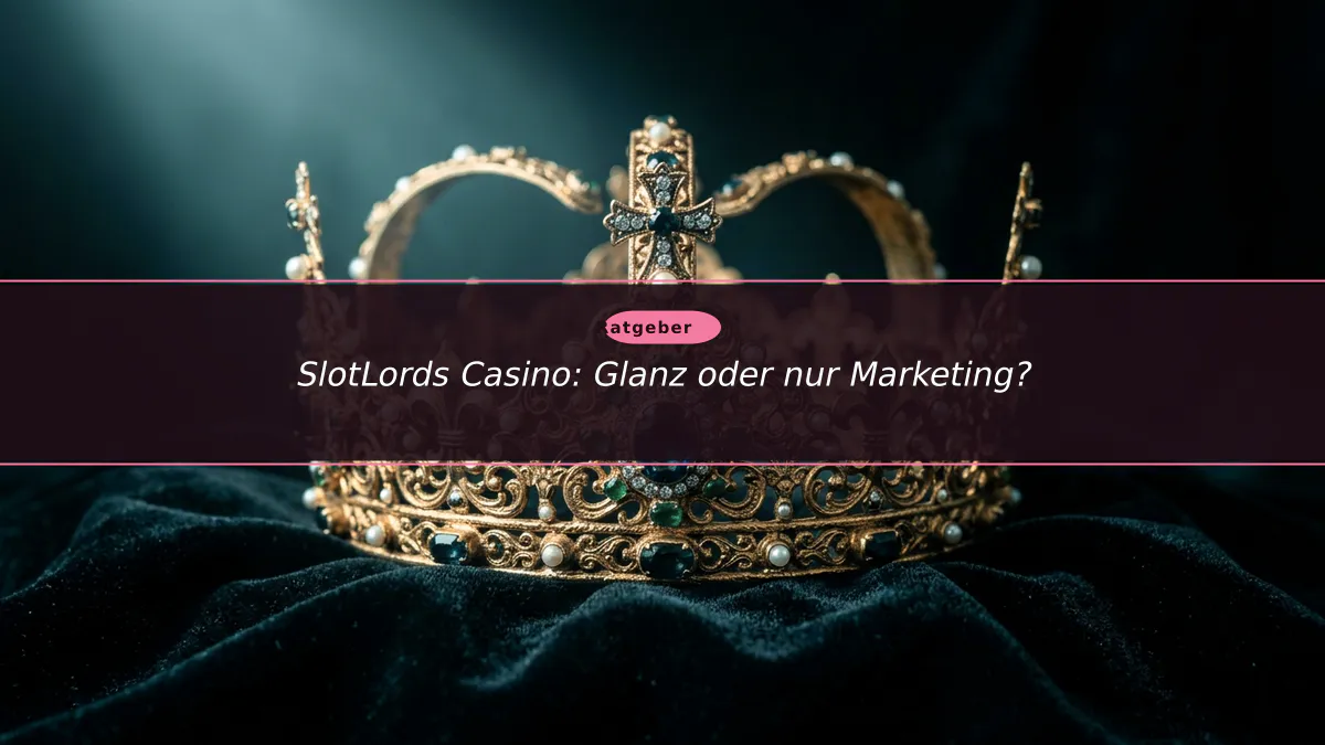 SlotLords Casino: Glanz oder nur Marketing?