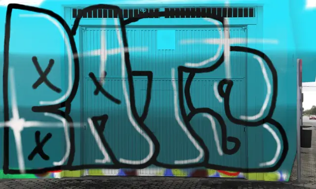 Graffiti artwork by DECAY