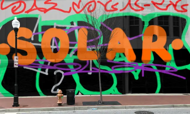 Graffiti artwork by SOLAR