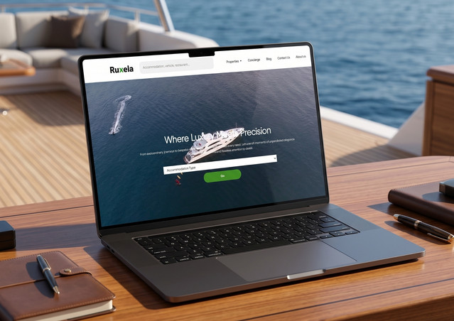 Ruxela website design