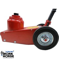 Adjustable Height Air/Hyd Under Axle Jack, 50 Ton Capacity