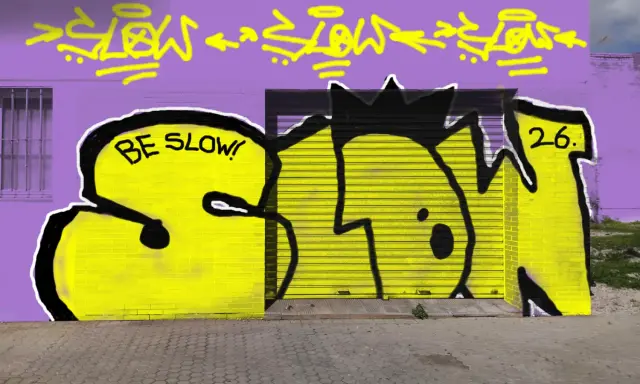 Graffiti artwork by SLOW0NE