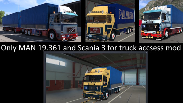 MAN 19.361 and Scania 3 Streamline