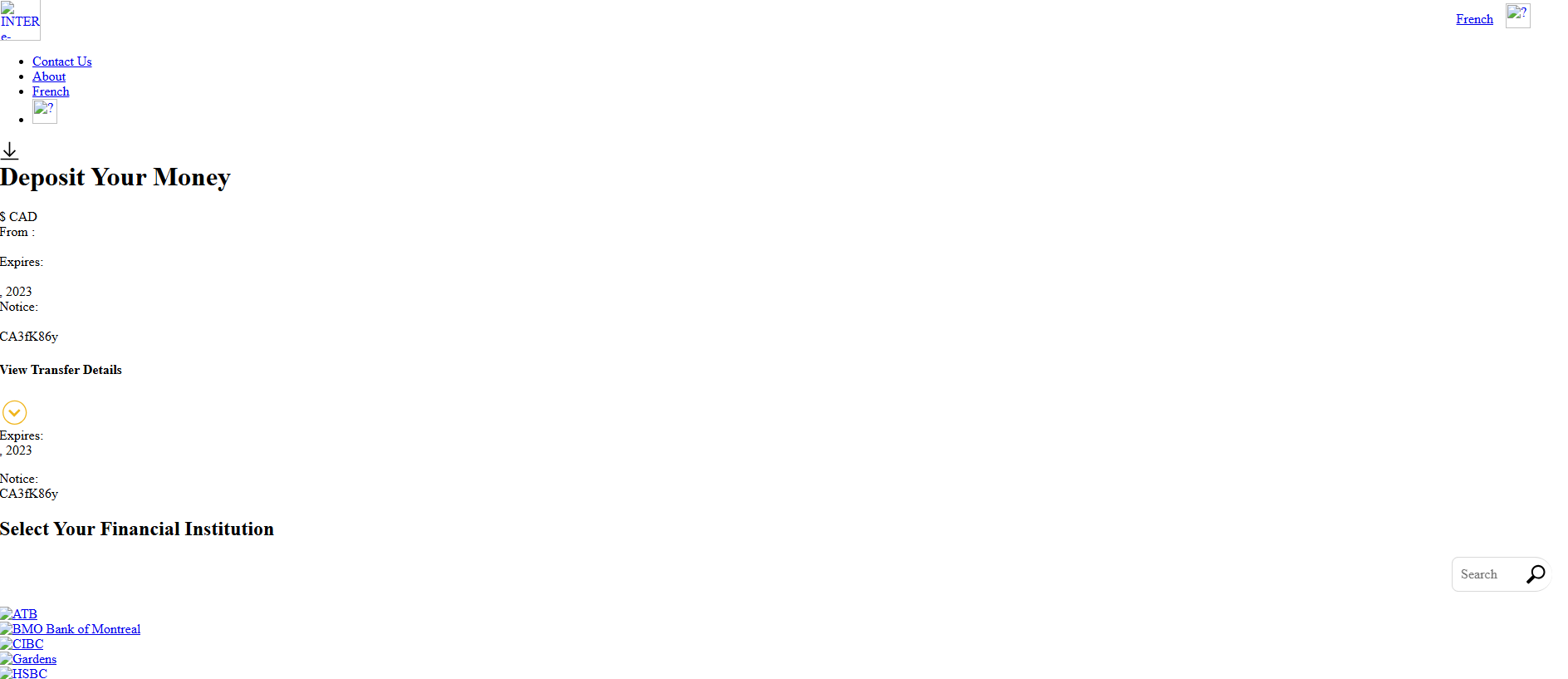 Stored capture of interacpayments.neocities.org