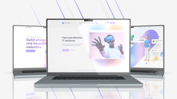 Laptop Website Promo