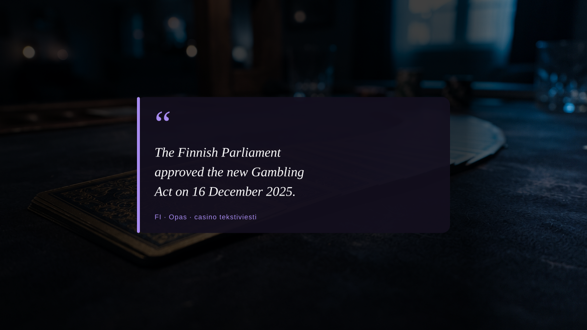 Puhelimeen kilahtava viesti ja suomalaisen pelaajan uudet valinnat Puhelimeen kilahtava viesti ja suomalaisen pelaajan uudet valinnat