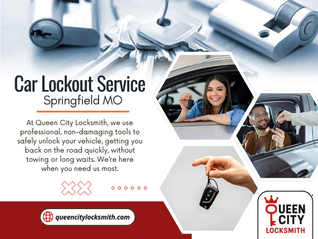 A broken key not only makes the situation worse but also requires extraction using professional tools. Instead of risking expensive damage, call a car lockout service Springfield MO. These experts can safely remove broken keys, fix the ignition, and create a replacement key on the spot.

Official Websie: https://queencitylocksmith.com/services/emergency-locksmith

Queen City Locksmith 
Phone: (417) 441-3007

Read Our Blogs:

https://tinyurl.com/2alloyll
https://tinyurl.com/24kmvozw
https://tinyurl.com/2388czjj

More Links:

https://tinyurl.com/27knnfbk
https://tinyurl.com/2cr6gpfz
https://tinyurl.com/28zj9nph