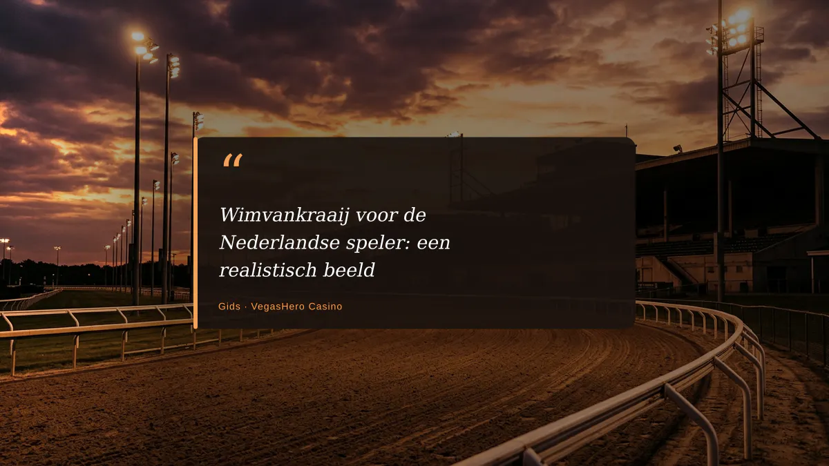 Wimvankraaij voor de Nederlandse speler: een realistisch beeld