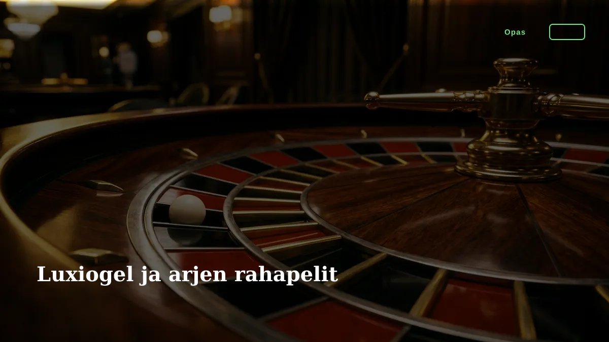 Luxiogel ja arjen rahapelit