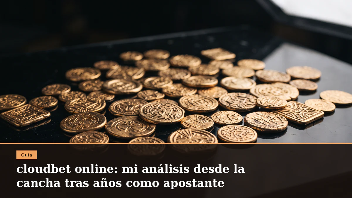 cloudbet online: mi análisis desde la cancha tras años como apostante