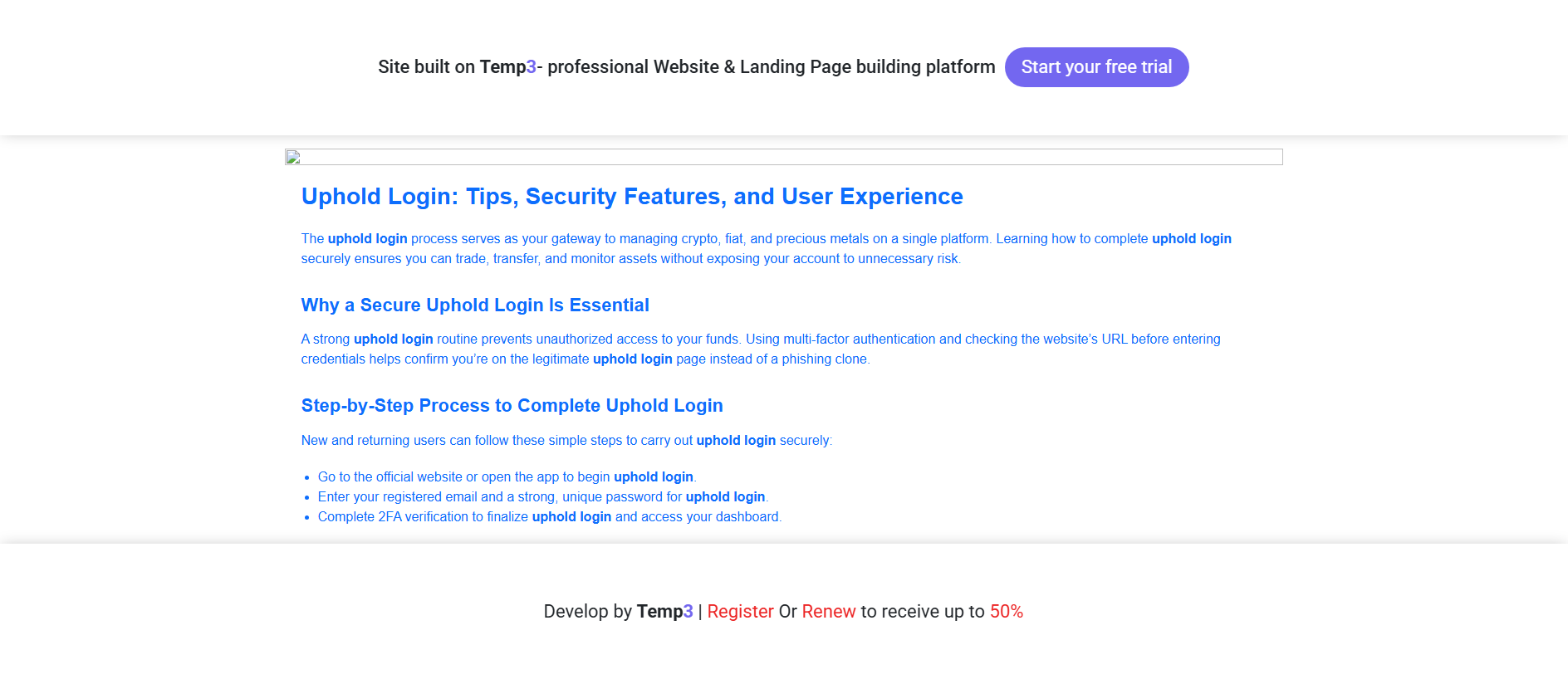 Stored capture of logiin-uphold-faqs.tem3.io