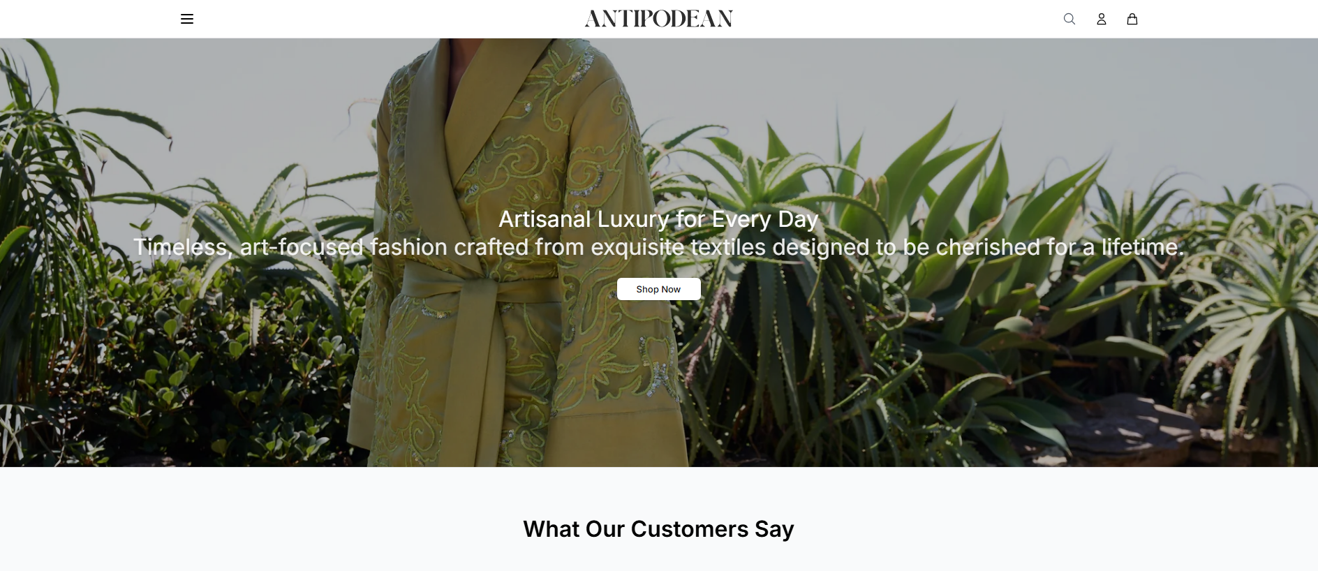 Stored capture of antipodeanhq.shop