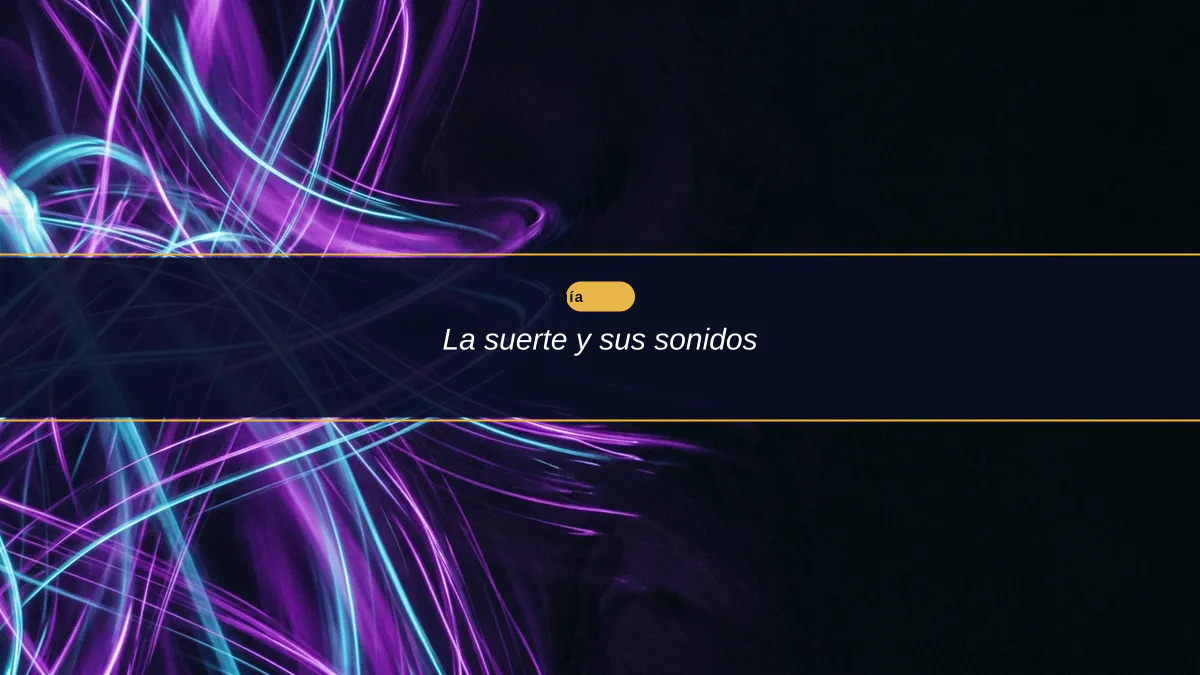 La suerte y sus sonidos
