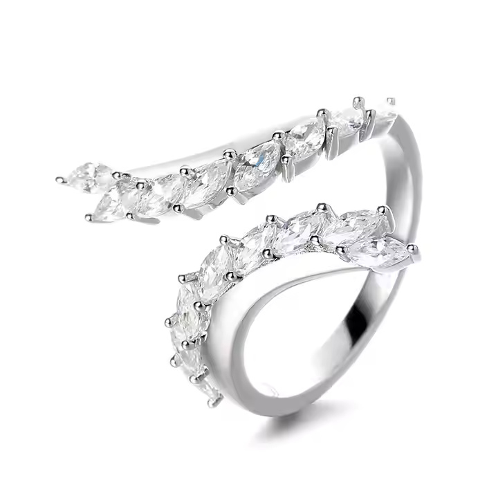 Marquise Wrap Bypass Ring