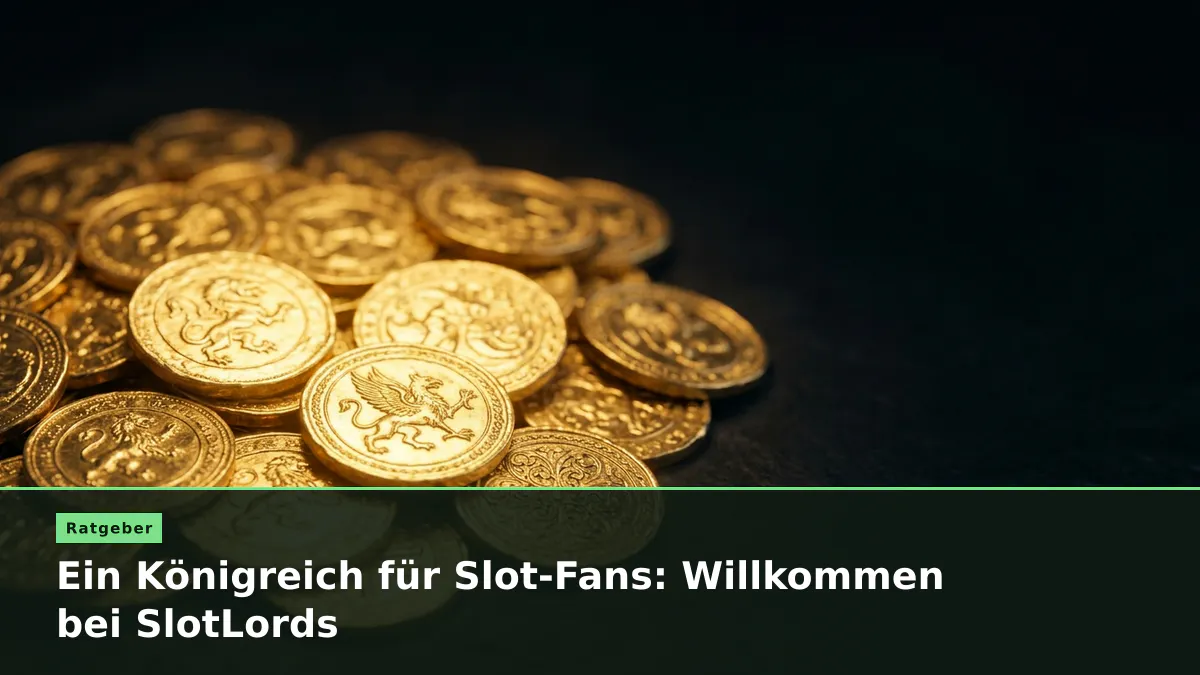 Ein Königreich für Slot-Fans: Willkommen bei SlotLords