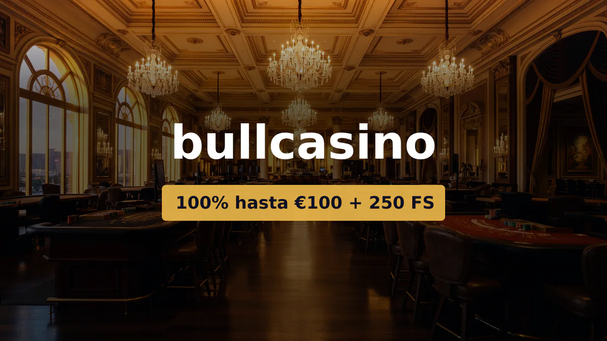 bullcasino - bono de bienvenida 100% hasta &euro;100 + 250 FS, pagos: Visa, Mastercard, Skrill, Neteller, Paysafecard