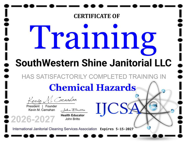 Chemical Hazards Certification