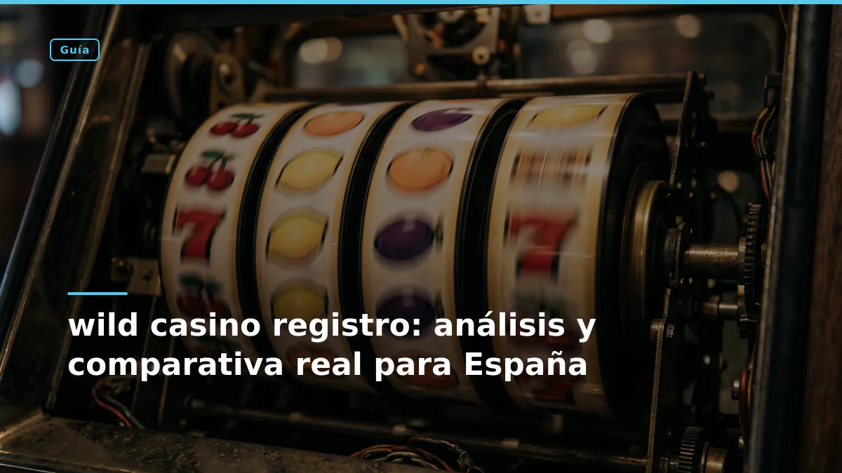 wild casino registro: análisis y comparativa real para España