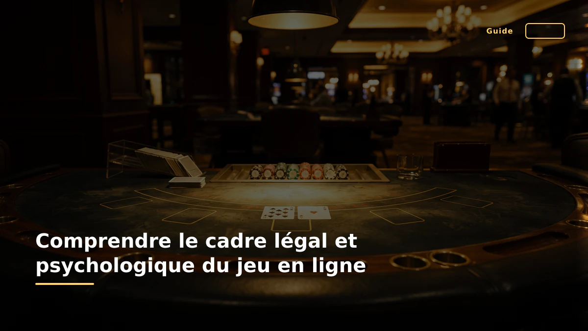 Comprendre le cadre légal et psychologique du jeu en ligne