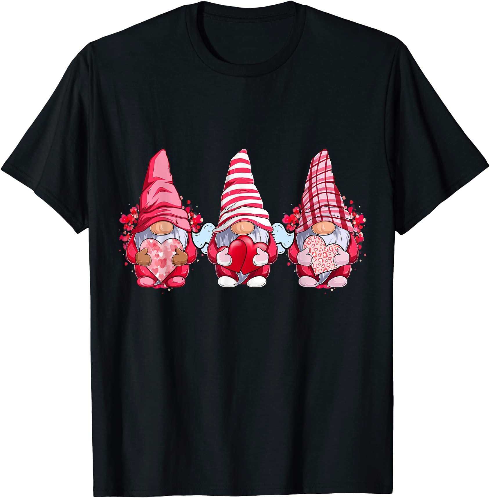 Valentines Day Gnome Heart Love Cute Tree Gnomes Unisex T-Shirt