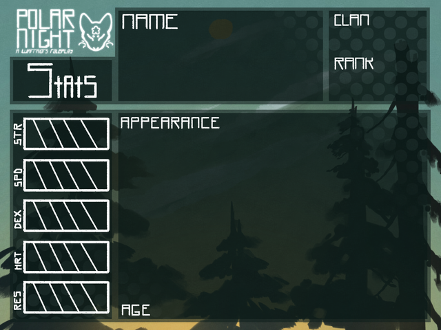 Polar-Night-Character-Template