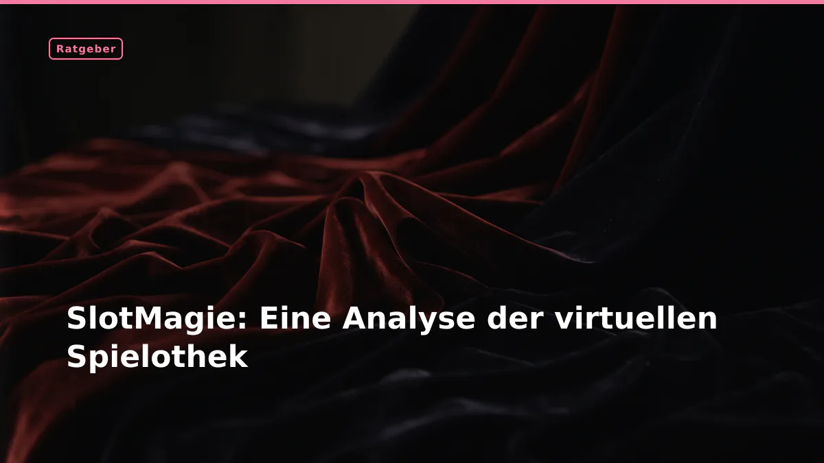 SlotMagie: Eine Analyse der virtuellen Spielothek