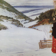 Зима в монастыре 1904