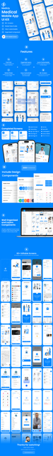 Medicly - Medical Mobile App UI Kit