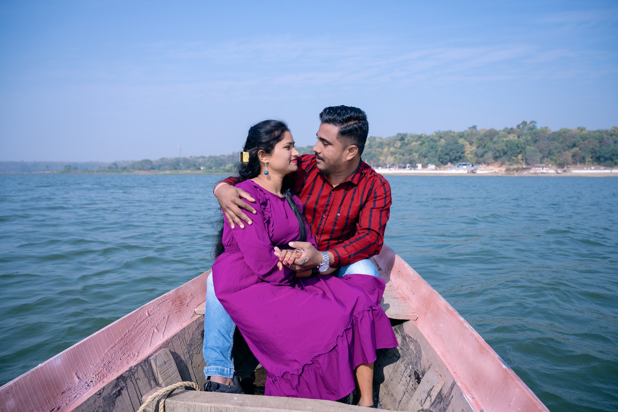 Elegant engagement ring exchange ceremony
