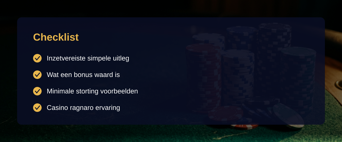 Casino recensies praktisch — Checklist