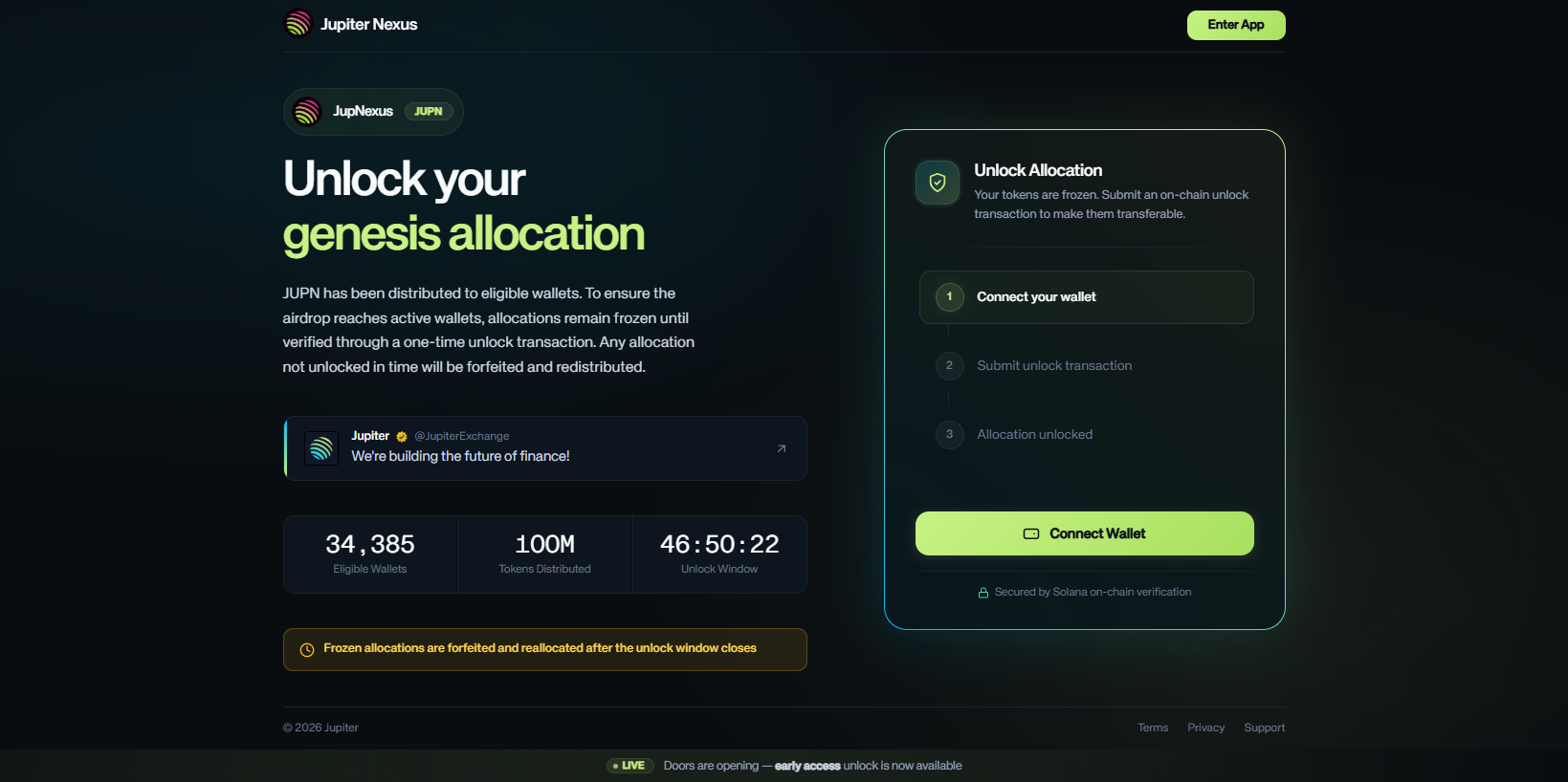 Forensic screenshot of jupnexus.lol showing the phishing page layout