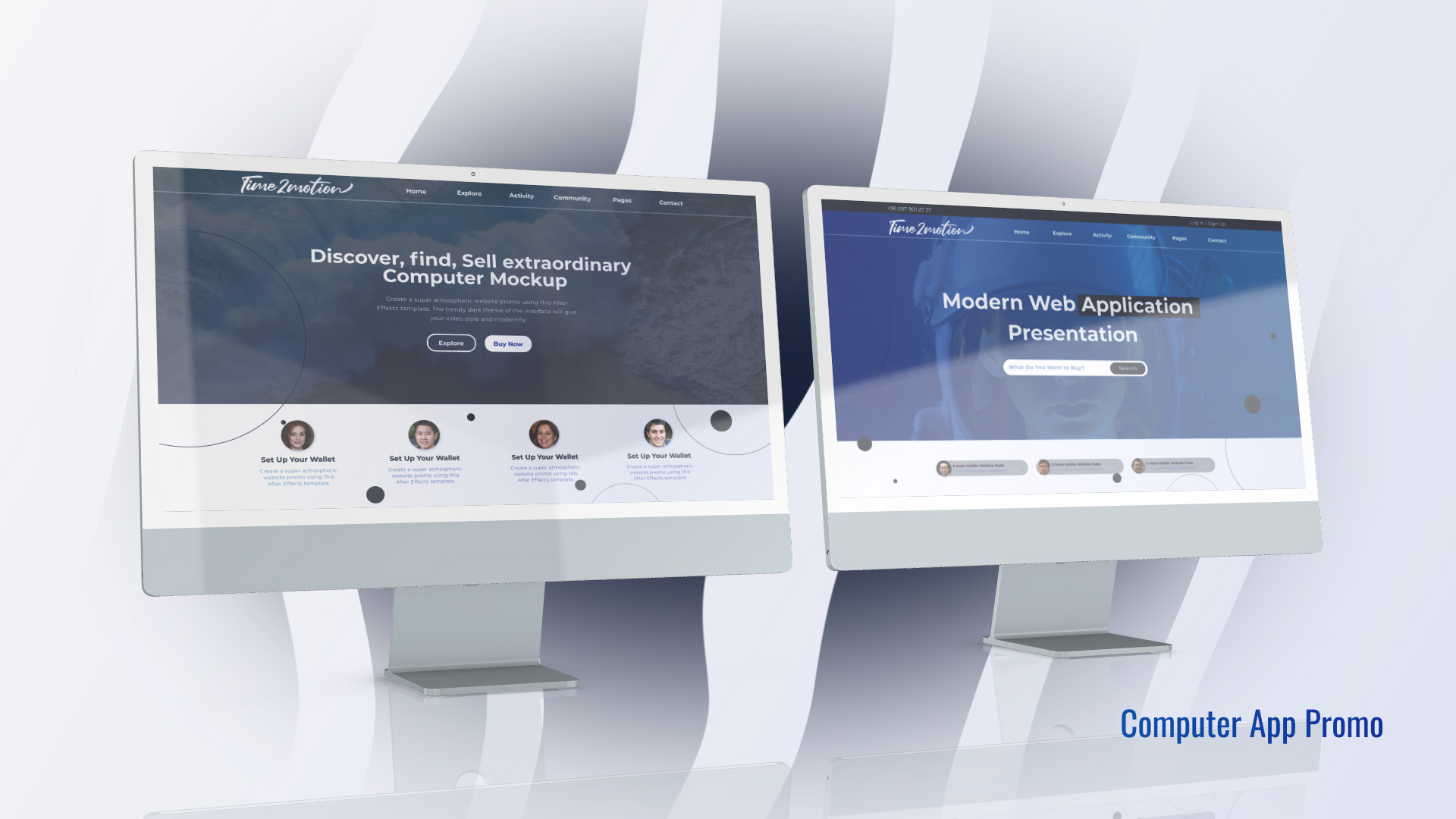 Mock-Up Desktop Presentation