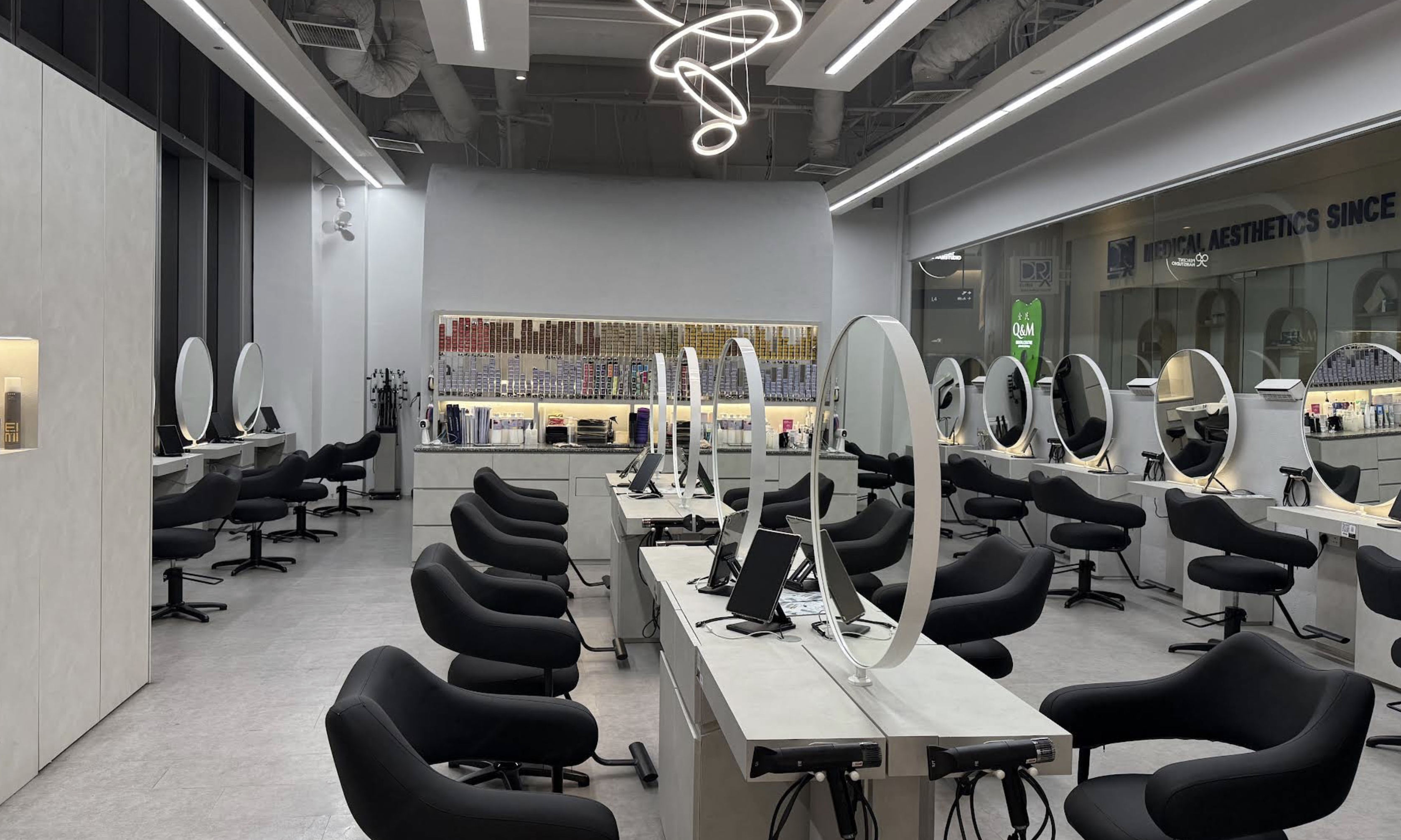 Interior and Salon Ambience of 99 Percent Hair Studio at Orchard Central
