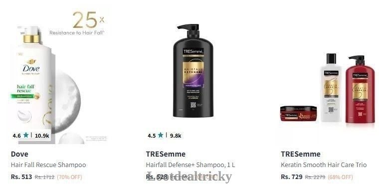 Dove Tresemme 1l – Wonderful Discount Today @ 70% OFF