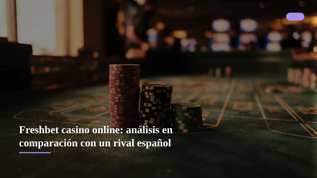 Freshbet casino online: análisis en comparación con un rival español