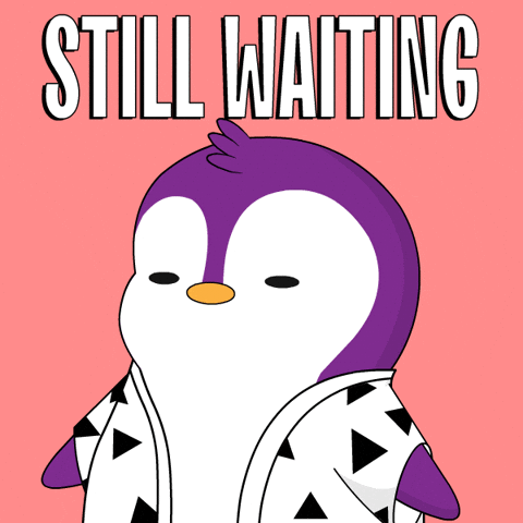 [Image: Hurry-Up-Waiting-GIF-by-Pudgy-Penguins-1.gif]