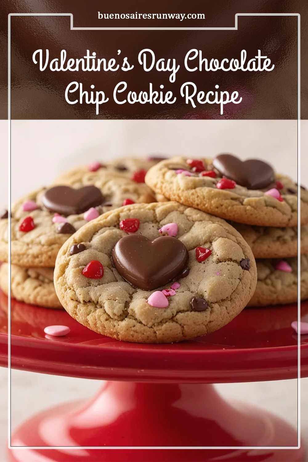 Valentine's Day Chocolate Chip Cookie Recipe