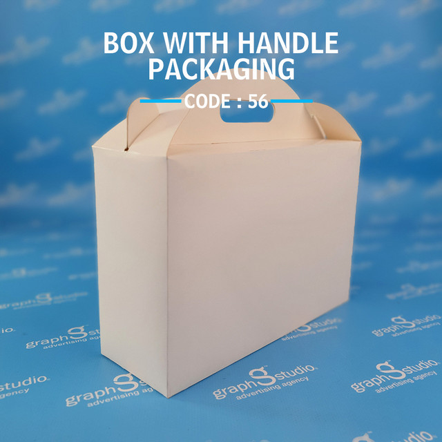 Box with handle packaging