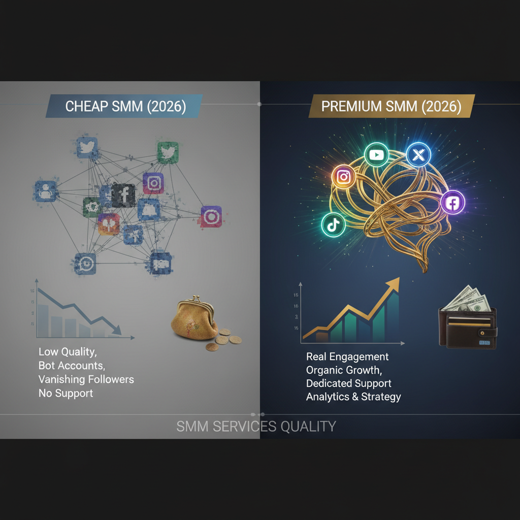 Cheap vs Premium SMM Services: What's the Real Difference in 2026?