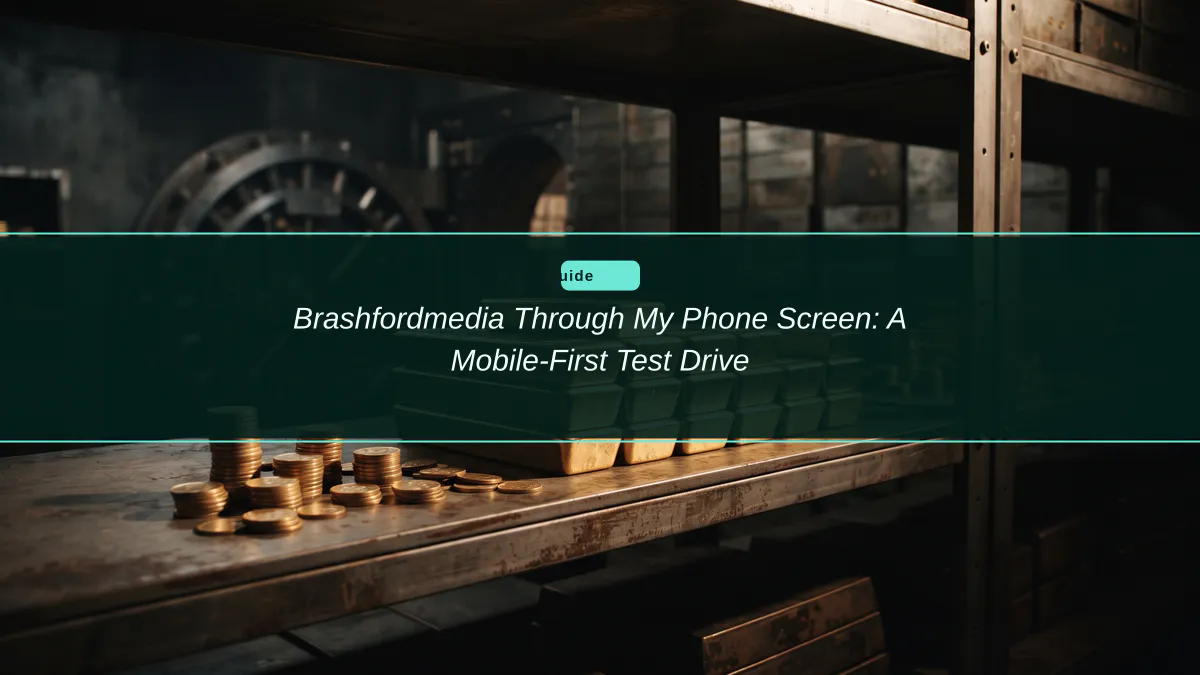 Brashfordmedia Through My Phone Screen: A Mobile-First Test Drive