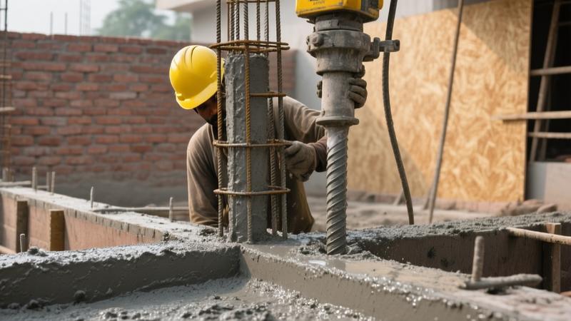 Concrete Compaction and Vibration for House Construction 2026 - Process, Equipment, Timing and Common Mistakes