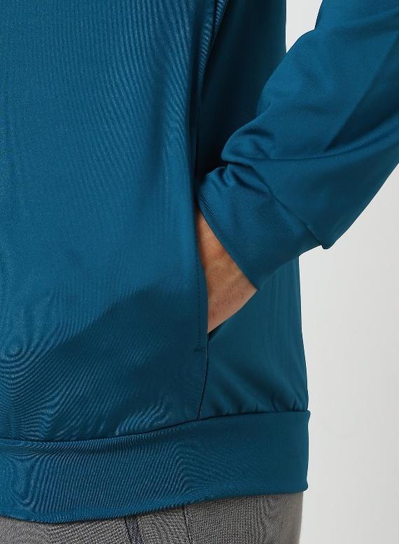 Reebok Deep Teal Polyester Tricot Jacket