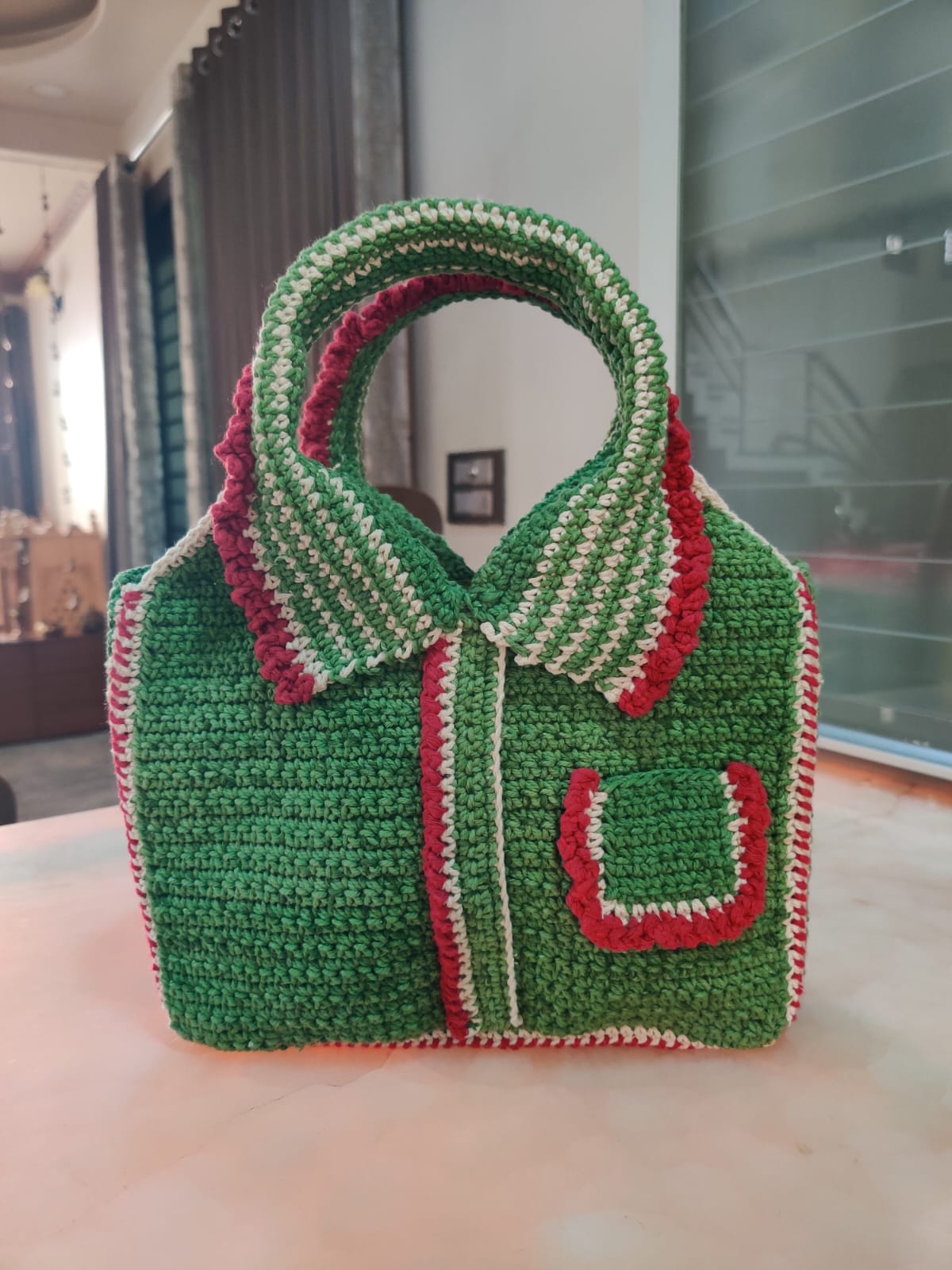 Creative Crochet 24 Bag Green Color