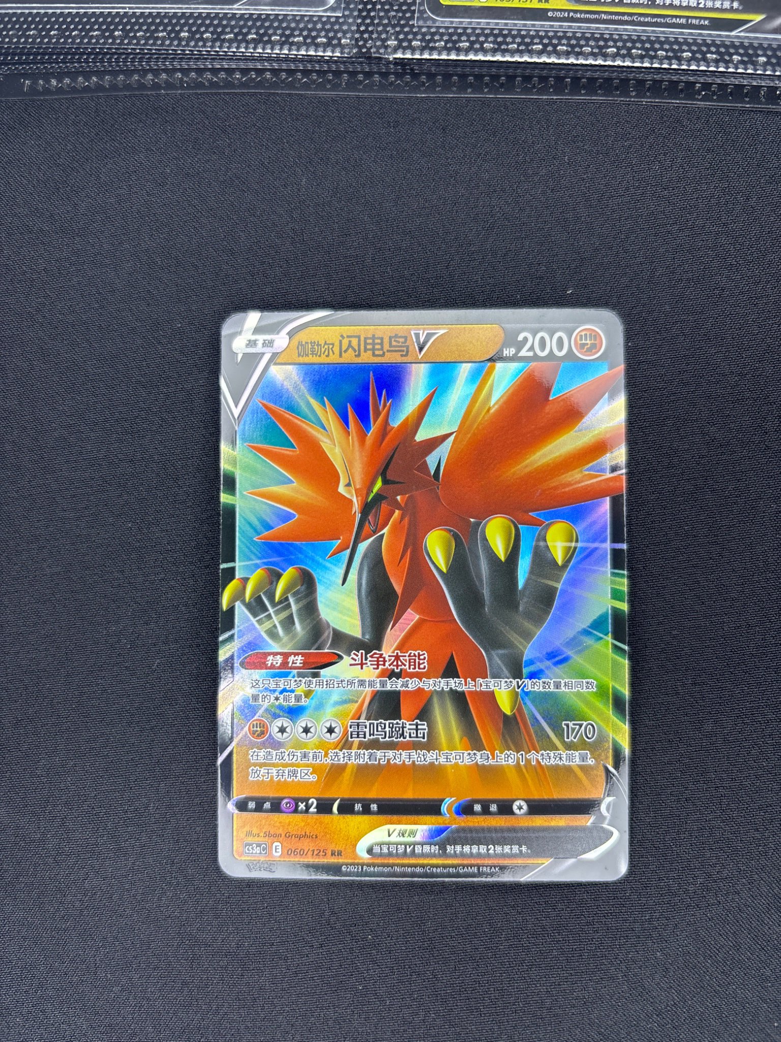 Galarian Zapdos V