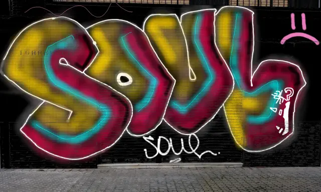 Graffiti artwork by SOUL