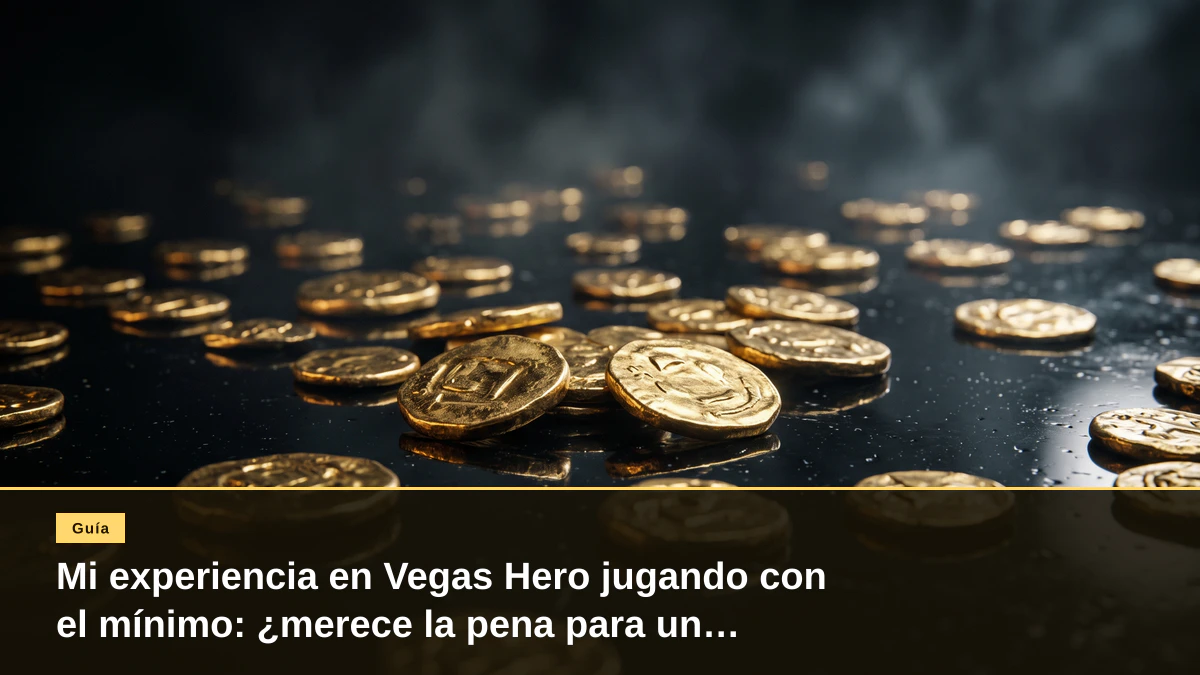 Mi experiencia en Vegas Hero jugando con el mínimo: ¿merece la pena para un presupuesto ajustado?