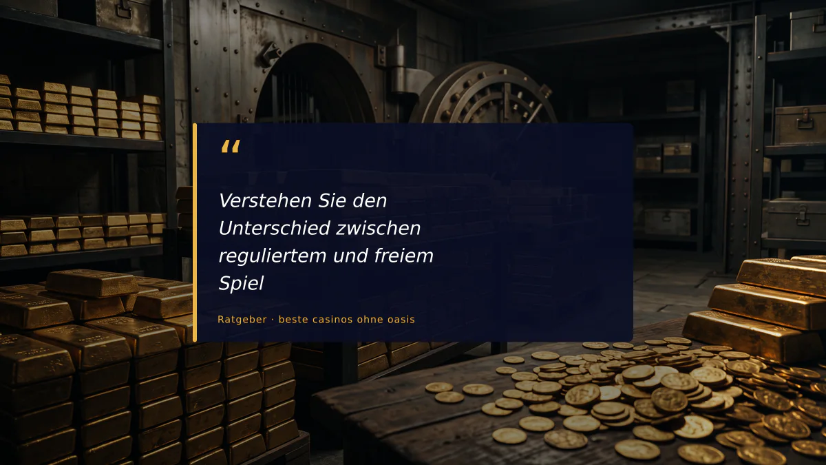 Verstehen Sie den Unterschied zwischen reguliertem und freiem Spiel